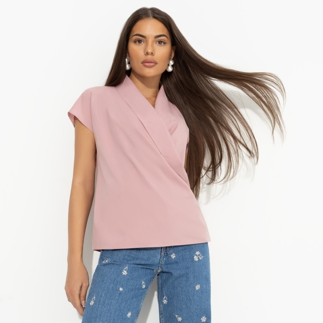 Блуза На пике изящества (розовая) 