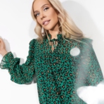 Платье Тонкий комплимент (green). Состав: 100% полиэстер