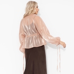 Жакет Вершина восхищения (пудровый). Состав: 100% полиэстер