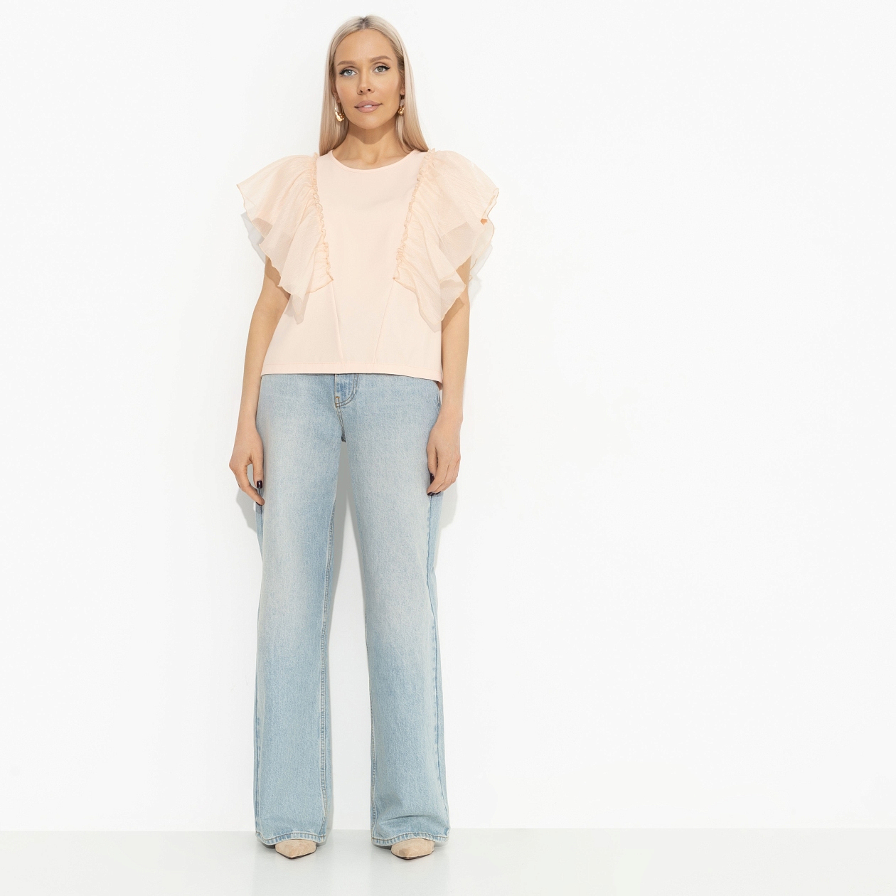 Блуза Лёгкое головокружение. Состав: 72% п/э, 22% вискоза, 6% спандекс