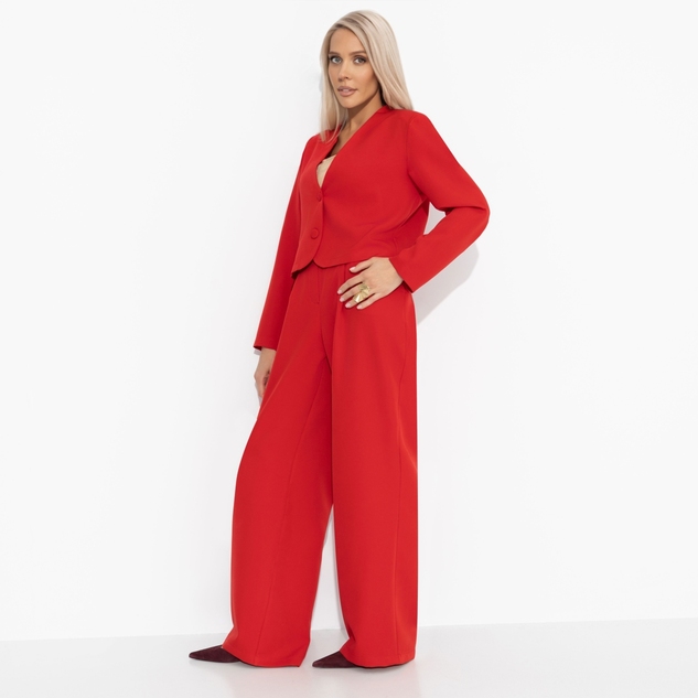 Брючный костюм Всегда вовремя, всегда стильно (2 в 1, с воротником) 