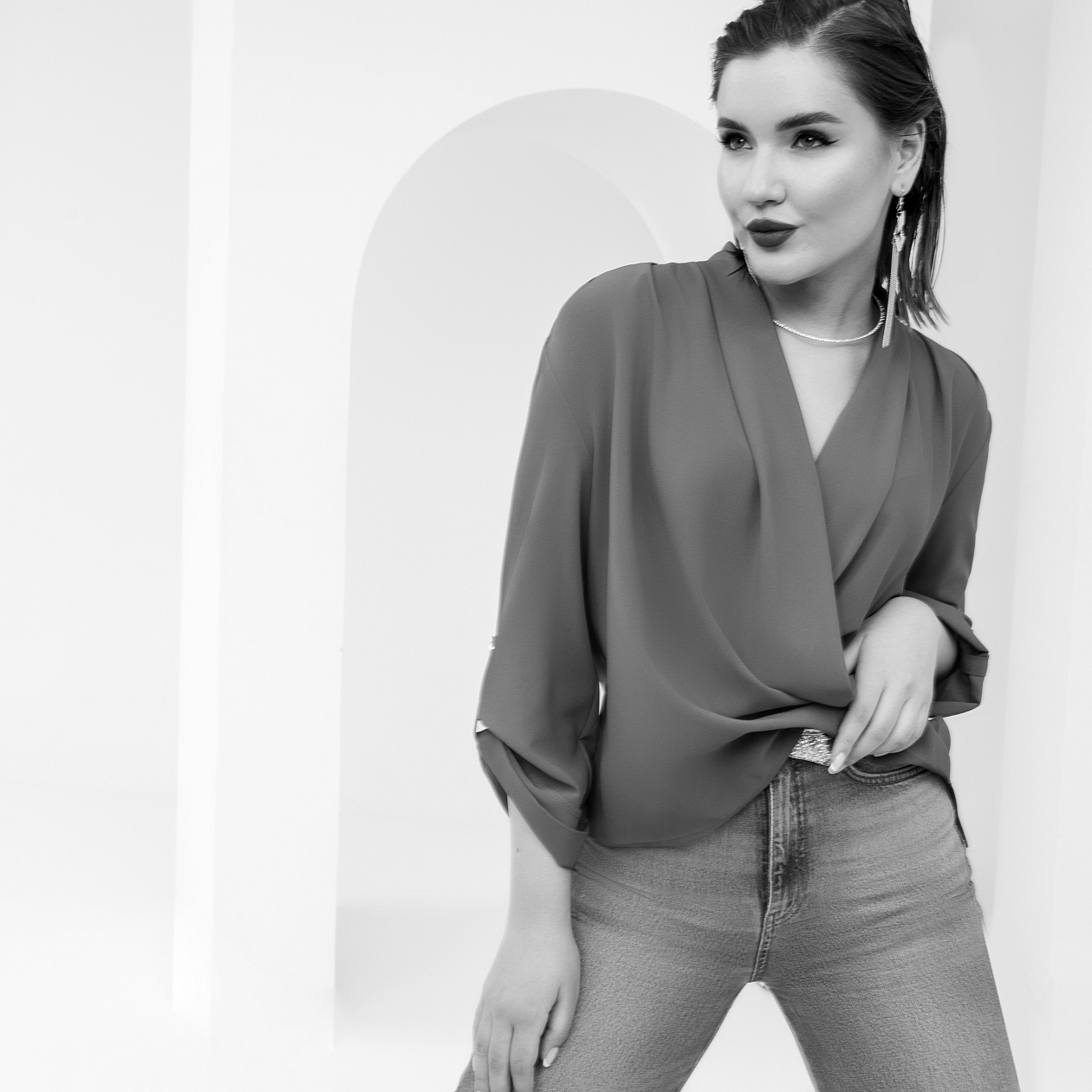 Блуза Гордость и убеждение (маковый цвет). Состав: 100% п/э