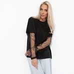 Футболка Модный бунт. Состав: 65% п/э, 30% вискоза, 5% стрейч