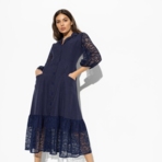 Платье На вес золота (blue elegant, с поясом). Состав: 95% п/э, 5% спандекс