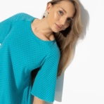 Платье Лучший вклад в себя (бирюза). Состав: 95% полиэстер, 5% эластан