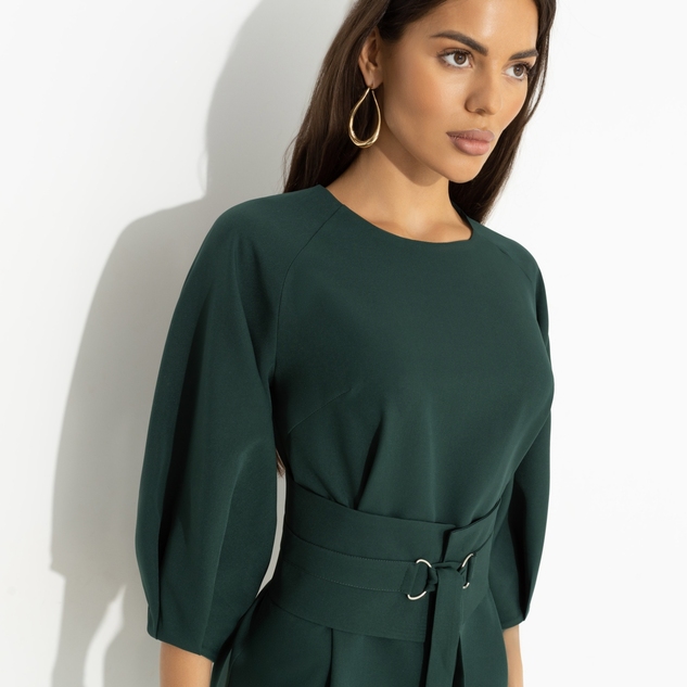 Платье Интересный подход (хвойный) 