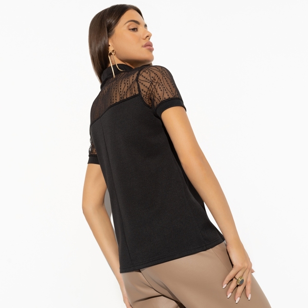 Водолазка С тобой вдвоём (black) 