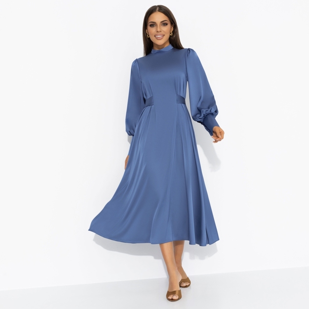 Платье Притяжение элегантности (синий бриз)