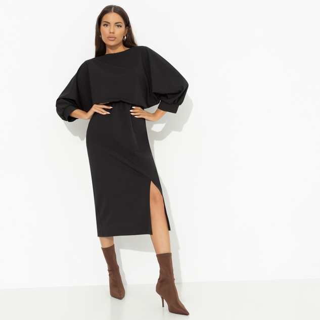 Платье Ты входишь–мода замирает (черное) 