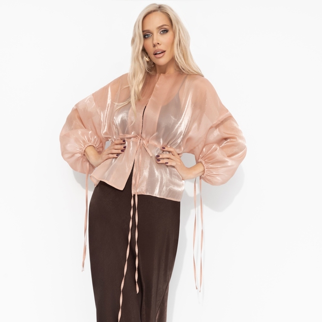 Жакет Вершина восхищения (пудровый) 