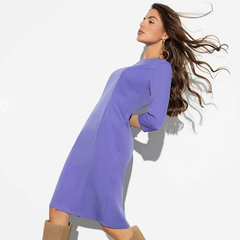 Платье Непостижимая утонченность (lavender). Состав: 95% п/э, 5% эластан