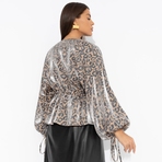 Жакет Вершина восхищения (леопард). Состав: 100% полиэстер