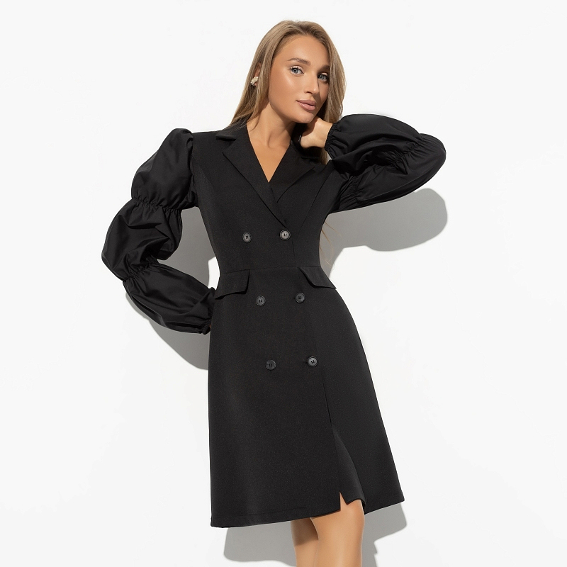 Платье Деловая хватка. Состав: 60% полиэстер, 37% вискоза, 3% спандекс