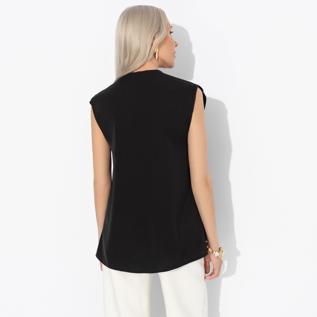 Блуза Мелодия стиля (black) 