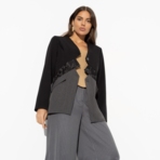 Жакет Модное сотрудничество. Состав: 65% п/э, 30% вискоза, 5% спандекс