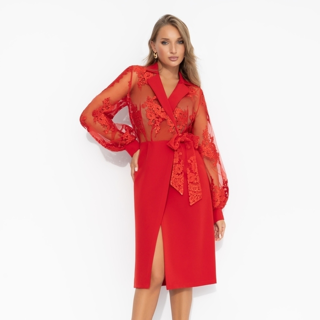 Платье Мечта миллионера (цвет страсти) 