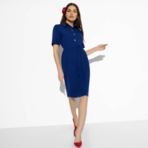 Платье Сказочно хороша (с поясом). Состав: 95% п/э, 5% эластан