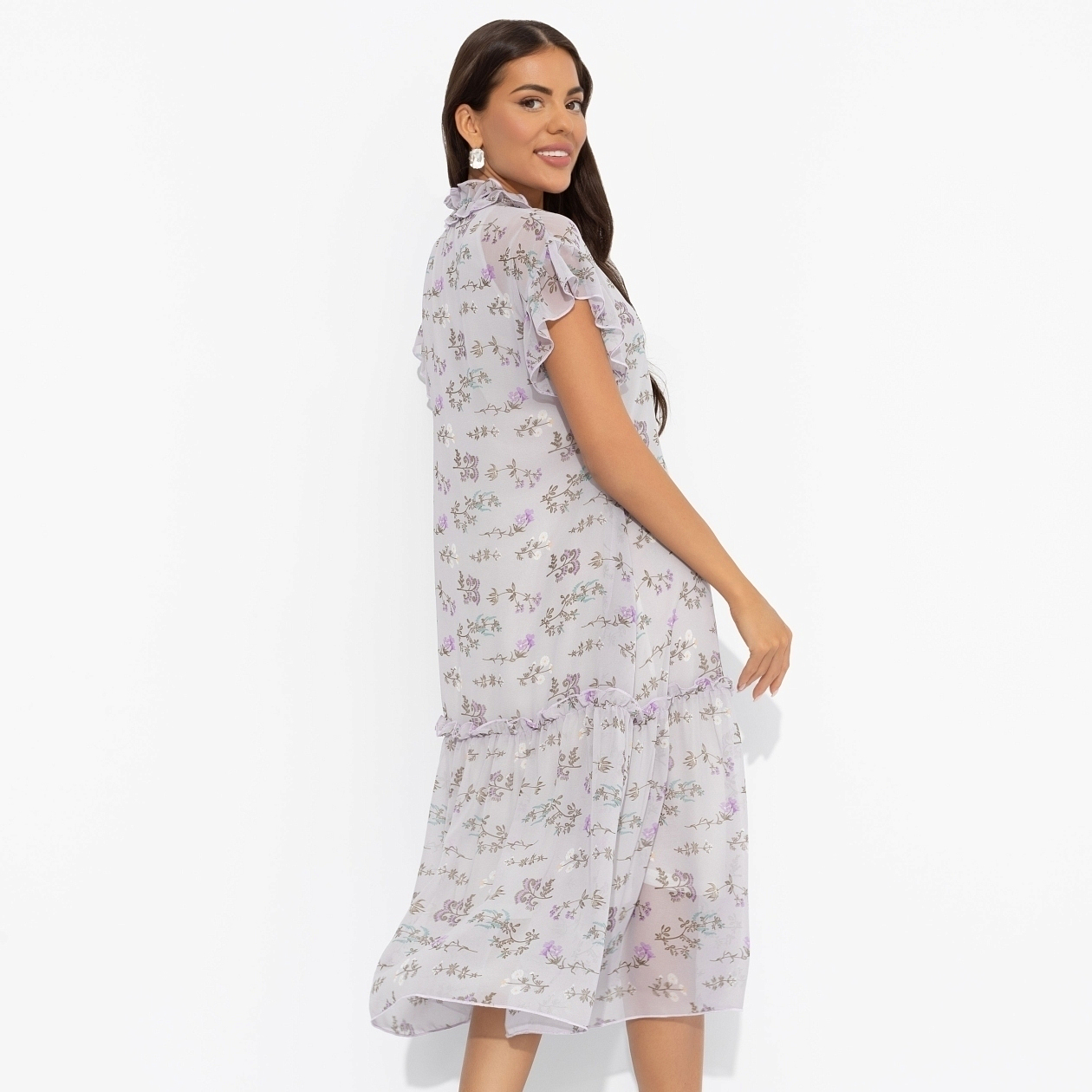 Платье Невидимый магнетизм (gray). Состав: 97% п/э, 3% спандекс