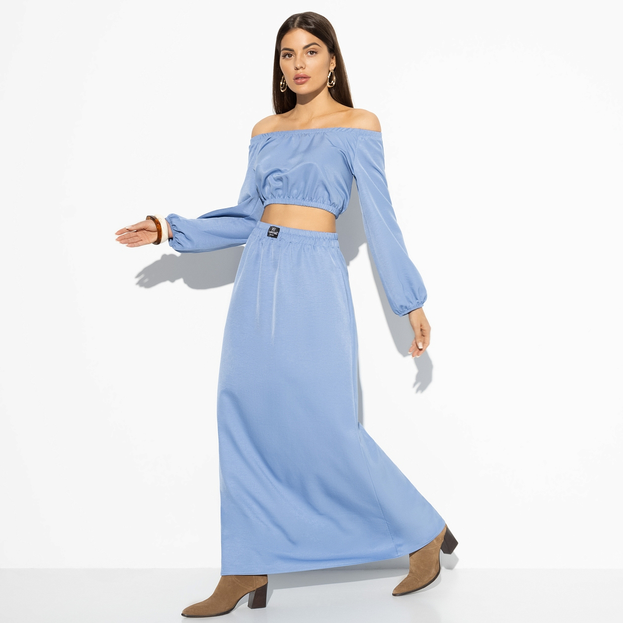 Комплект с юбкой Обнаружена красотка (2 в 1). Состав: 72% п/э, 22% вискоза, 6% спандекс