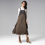 Сарафан Ушла красиво (dark green). Состав: 95% п/э, 5% спандекс