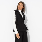 Летнее наслаждение (черный). Состав: 60% п/э, 37% вискоза, 3% спандекс