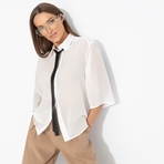 Блуза Работаю красиво (white). Состав: 100% п/э