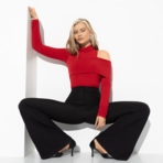 Водолазка Познакомимся поближе (red). Состав: 65% п/э, 30% вискоза, 5% спандекс