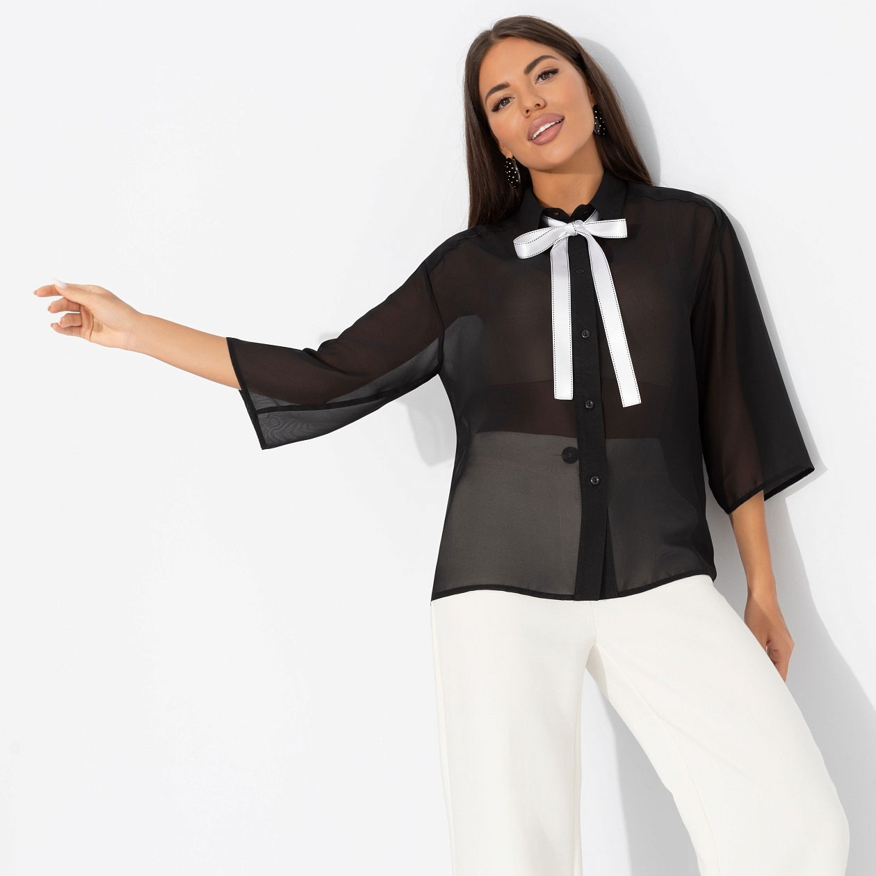 Блуза Работаю красиво. Состав: 100% п/э