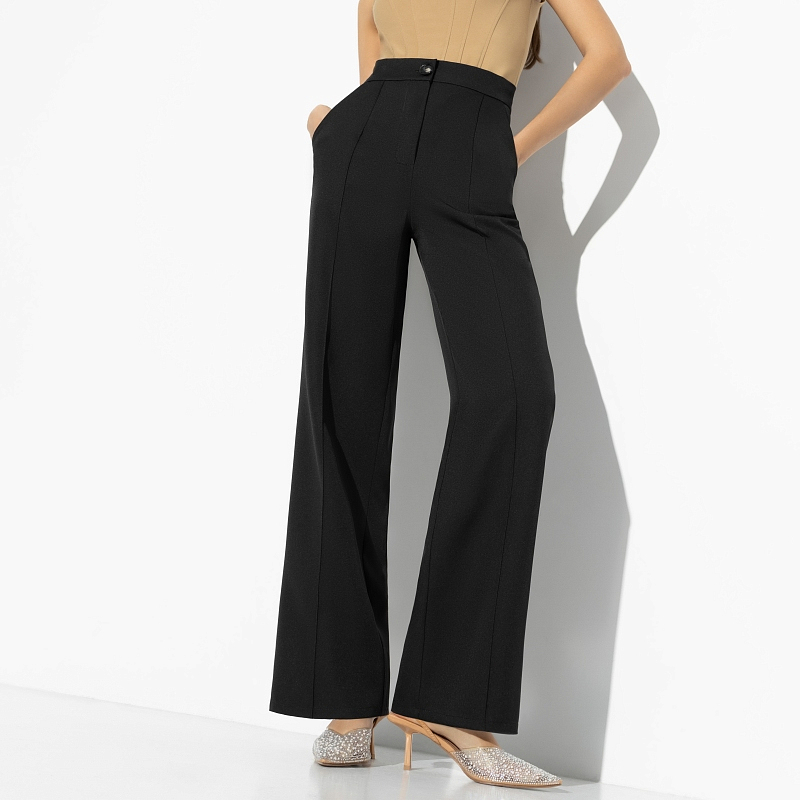 Брюки Модный захват (найт). Состав: 60% п/э, 37% вискоза, 3% спандекс