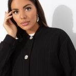 Бомбер Любуйся мной. Состав: 92% полиэстер, 6% вискоза, 2% спандекс