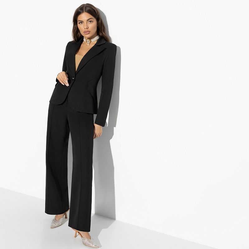 Брюки Модный захват (найт). Состав: 60% п/э, 37% вискоза, 3% спандекс