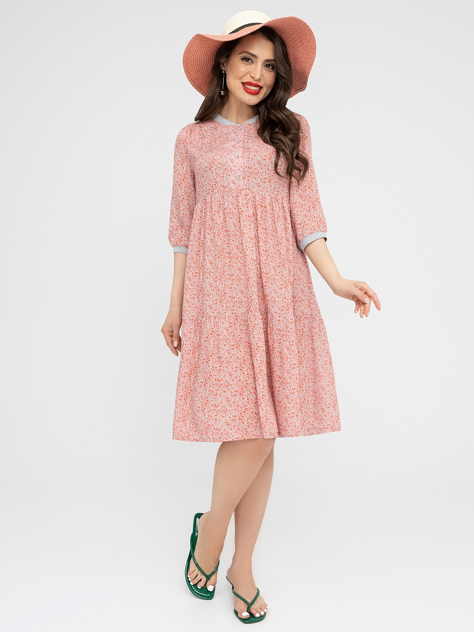 Платье Вдохновленная мечтой (скарлет). Состав: 100 % вискоза