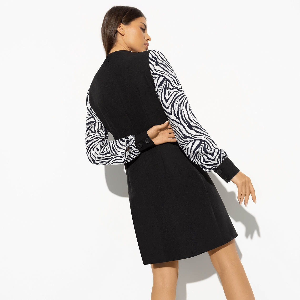 Платье Давай развлекаться (new). Состав: 60% полиэстер, 37% вискоза, 3% спандекс