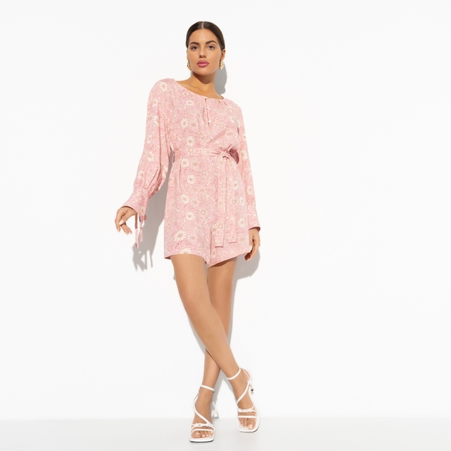 Комбинезон Не забудь влюбиться (шик, с поясом) 