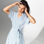 Платье Стихийная энергетика (air blue). Состав: 65% п/э, 30% вискоза, 5% спандекс