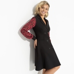 Платье Чао, Белла (леопард). Состав: 60% п/э, 37% вискоза, 3% спандекс