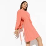 Платье Праздник в сердечке (с поясом). Состав: 72% п/э, 22% вискоза, 6% спандекс