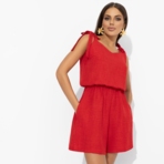 Комбинезон А так интересней (алый взлет). Состав: 80% п/э, 15% лен, 5% эластан