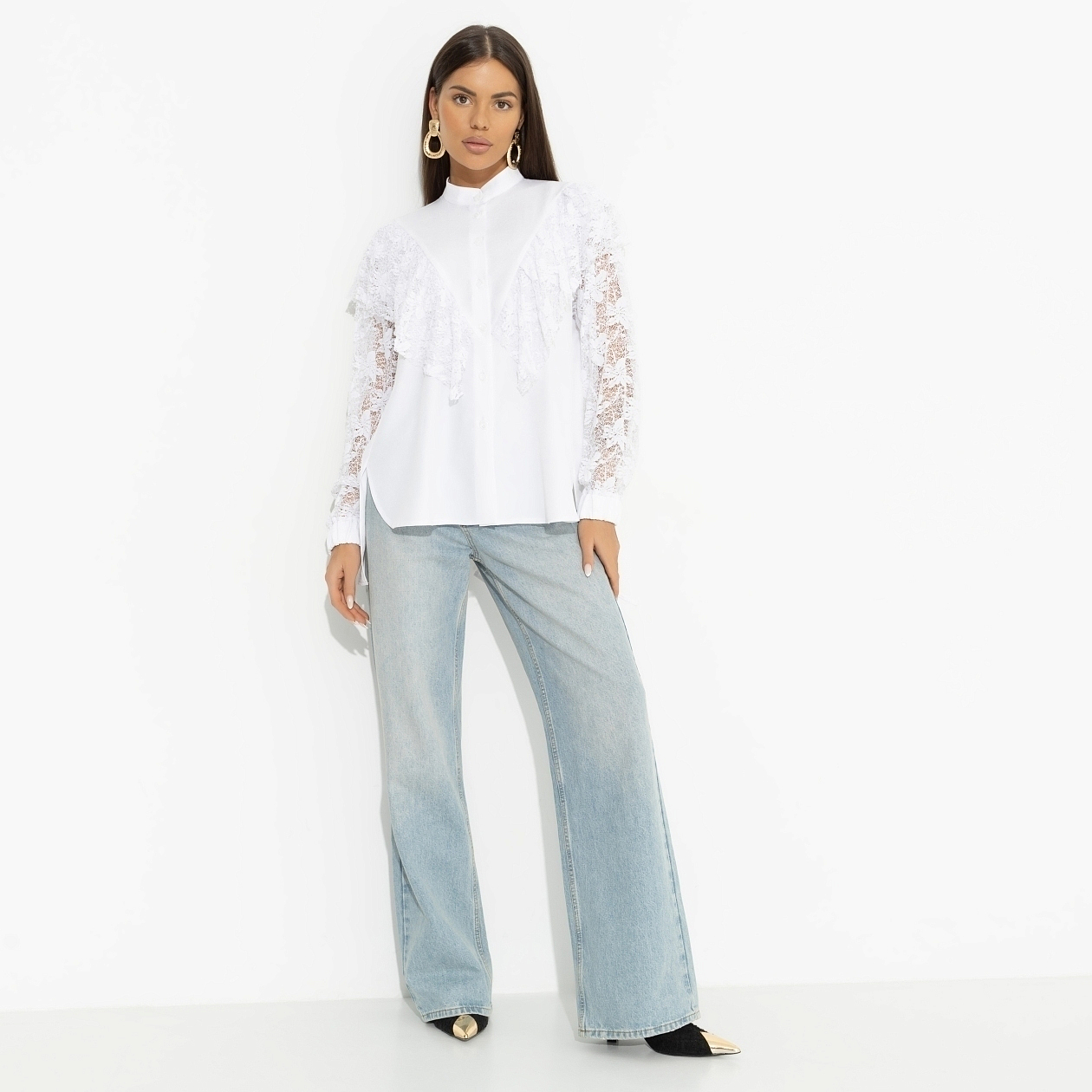 Only You (white). Состав: 65% полиэстер, 30% вискоза, 5% спандекс