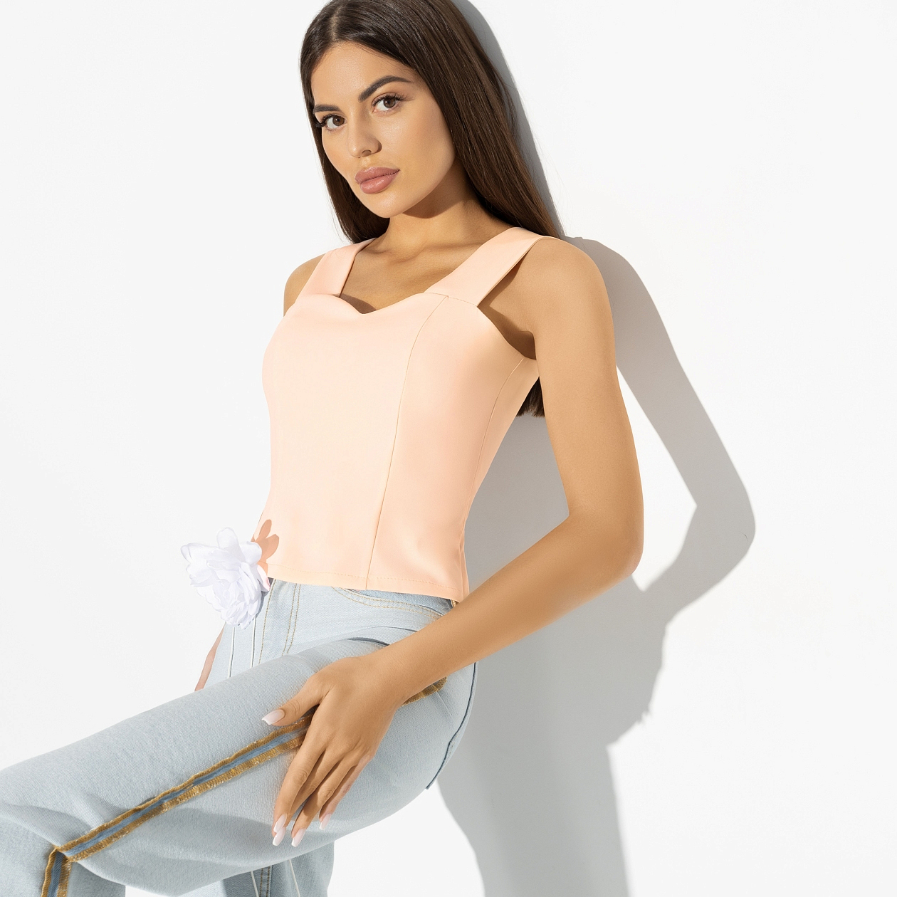 Безупречный силуэт (нежность). Купить женский Топ оптом от производителя.