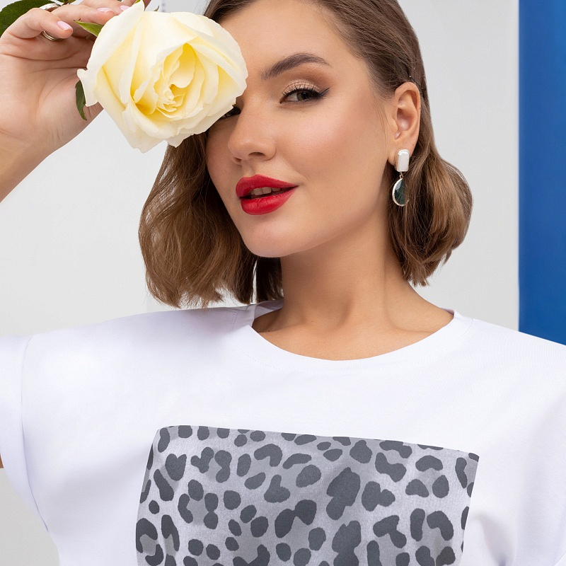 Футболка Бьюти-сфера. Состав: 95% хлопок, 5% лайкра