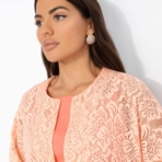 Двойка Цвет нежности (coral, 2 в 1). Состав: 65% п/э, 30% вискоза, 5% эластан