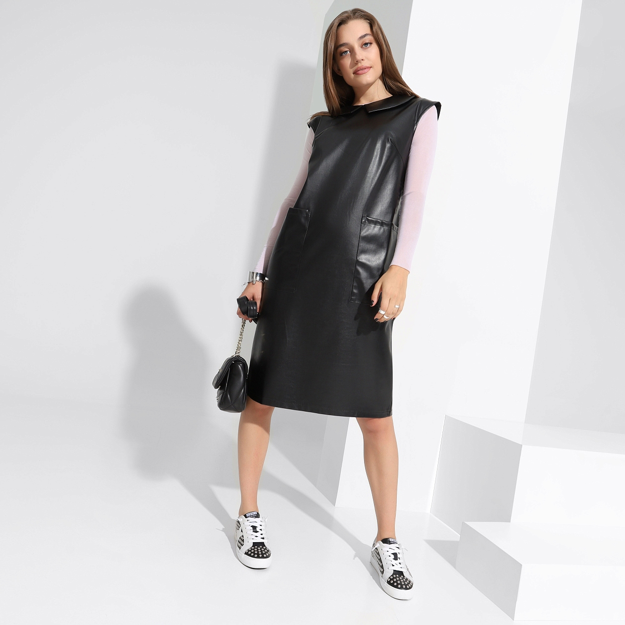 Сарафан Играю с огнем. Состав: 55% п/у волокно, 45% полиэстер