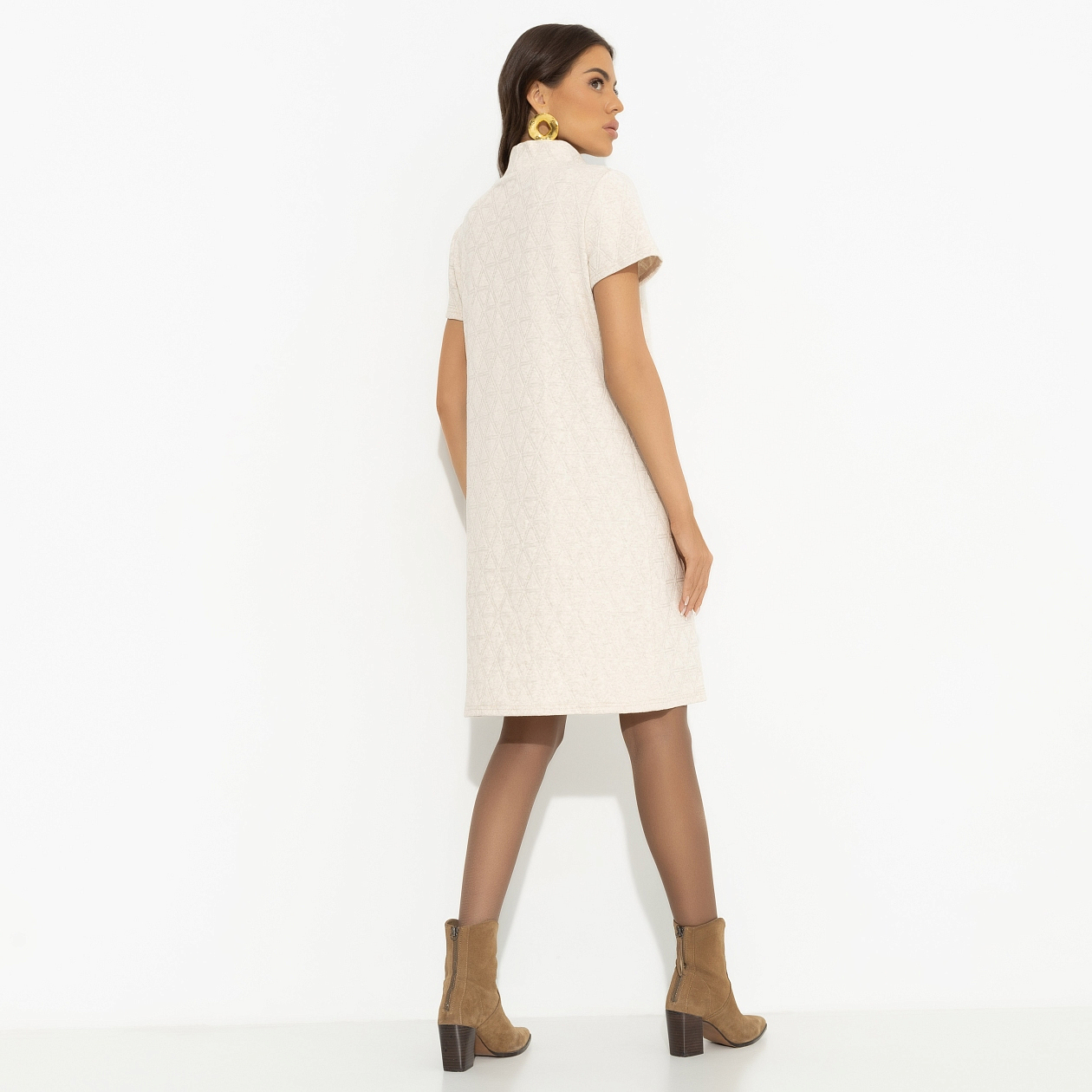 Платье Словно впервые. Состав: 70% вискоза, 25% п/э, 5% спандекс