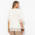 Блуза Путешествие в Прованс (нежная). Состав: 65% п/э, 30% вискоза, 5% спандекс