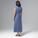 Платье Секреты утонченности. Состав: 40% полиэстер, 27% вискоза, 23% лён, 10% хлопок