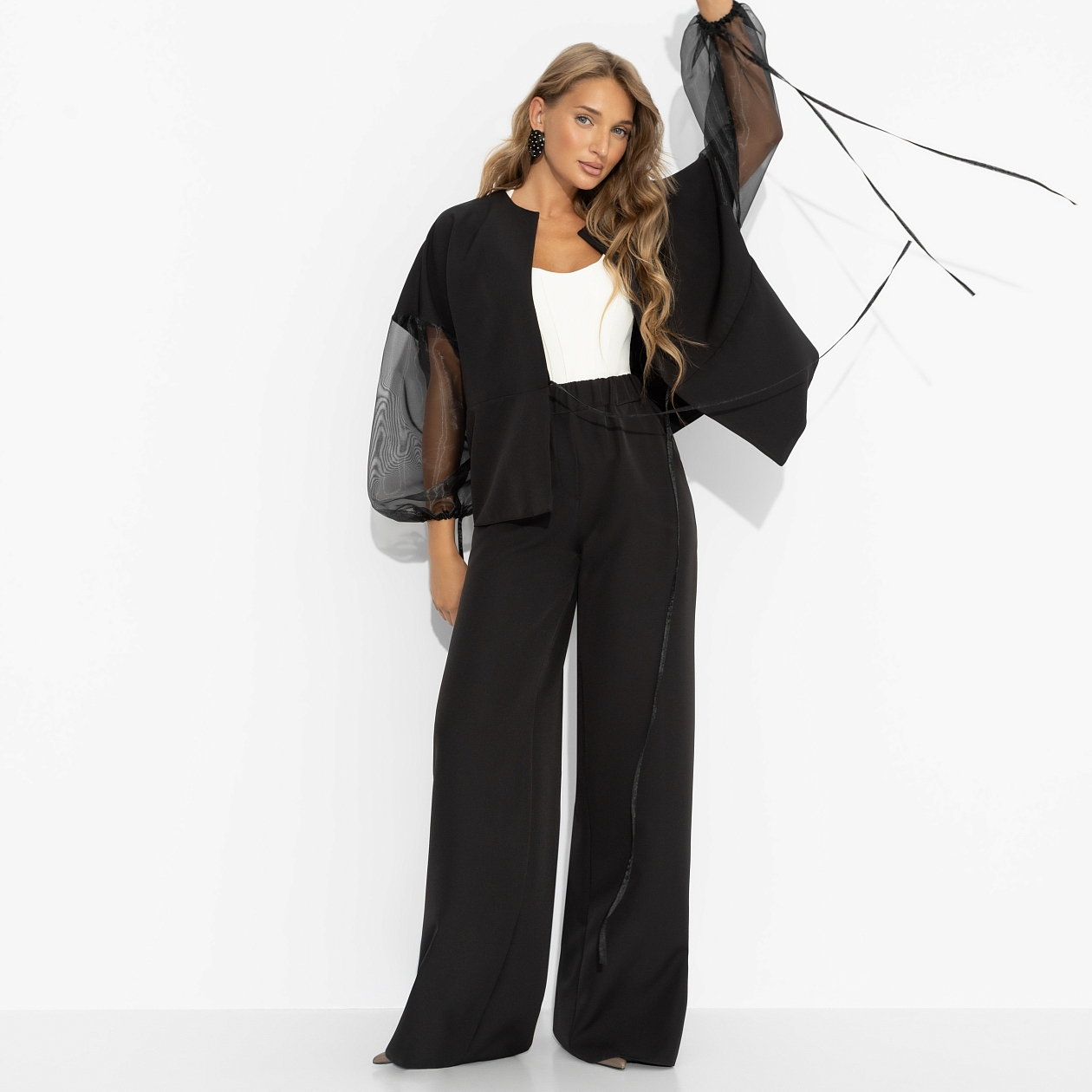 Брючный костюм Серьезная леди (2 в 1). Состав: 95% полиэстер, 5% эластан