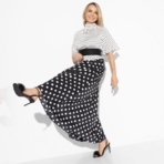 Комплект с юбкой Восторг очарования (леди, 2 в 1, с поясом). Состав: 95% п/э, 5% спандекс