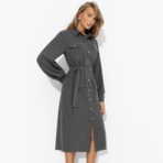 Платье-рубашка Голос из будущего (new). Состав: 65% п/э, 30% вискоза, 5% эластан