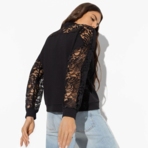 Бомбер Мода в большом городе (блэк). Состав: 75% полиэстер, 10% хлопок, 10% нейлон, 5% спандекс